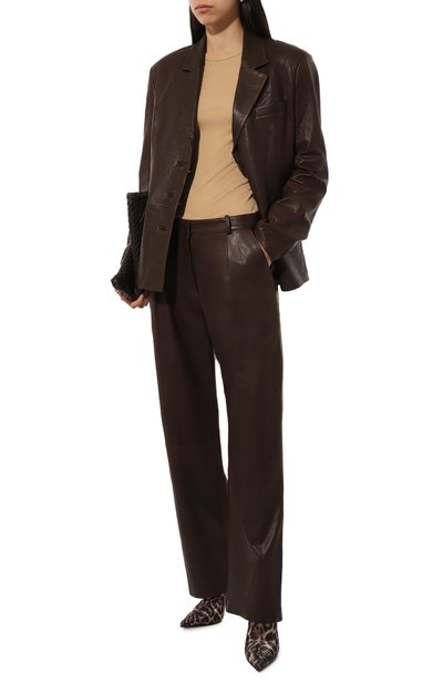 Кожаные брюки HALFBOY, арт. HFW241WLPN179, фото 2