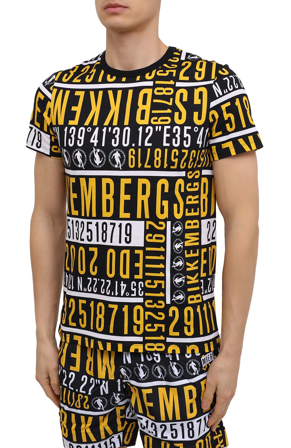 Хлопковая футболка DIRK BIKKEMBERGS, арт. VBKB04903, фото 3