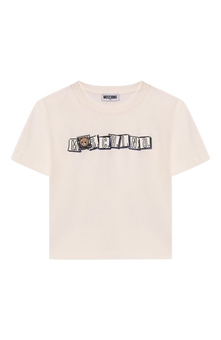 Хлопковая футболка MOSCHINO, арт. HUM05F/LAA20/4-8