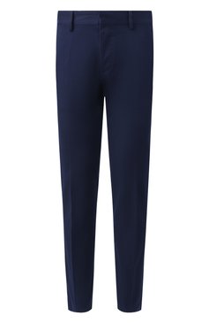 Мужские хлопковые брюки DSQUARED2 темно-синего цвета, арт. S74KB0880/S39021 | Фото 1 (Материал сплава: Проставлено; Драгоценные камни: Проставлено; Материал внешний: Хлопок; Длина (брюки, джинсы): Стандартные; Силуэт М (брюки): Чиносы; Случай: Повседневный; Стили: Кэжуэл)