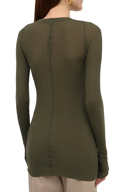 Лонгслив из вискозы и шелка RICK OWENS, арт. RP02A7202/RC, фото 4