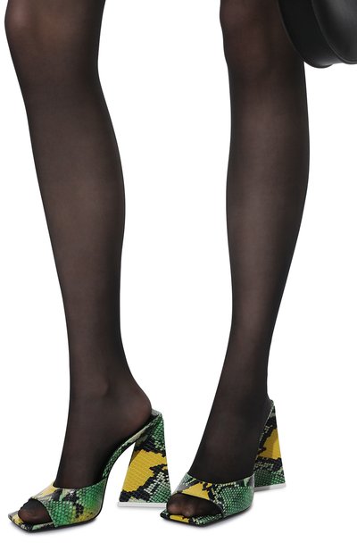 Кожаные мюли devon THE ATTICO, арт. 221WS000/EL003, фото 3