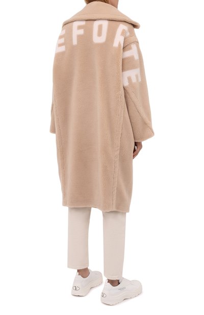 Шуба FORTE DEI MARMI COUTURE бежевого цвета по цене 61500 руб., арт. 21WF1565, фото 4 Шуба FORTE DEI MARMI COUTURE, арт. 21WF1565, фото 4
