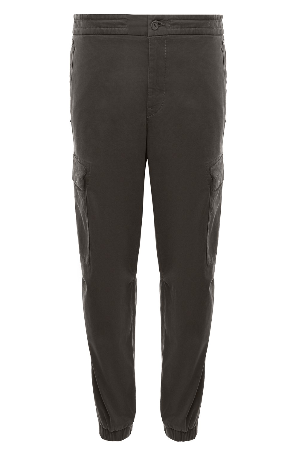 Хлопковые джоггеры BOSS ORANGE темно-серого цвета по цене 12400 руб., арт. 50484948, фото 1 Хлопковые джоггеры BOSS ORANGE, арт. 50484948, фото 1