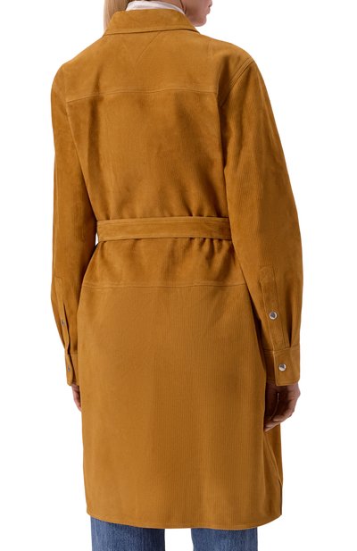 Замшевое платье BOTTEGA VENETA, арт. 813139/V4HV0, фото 4