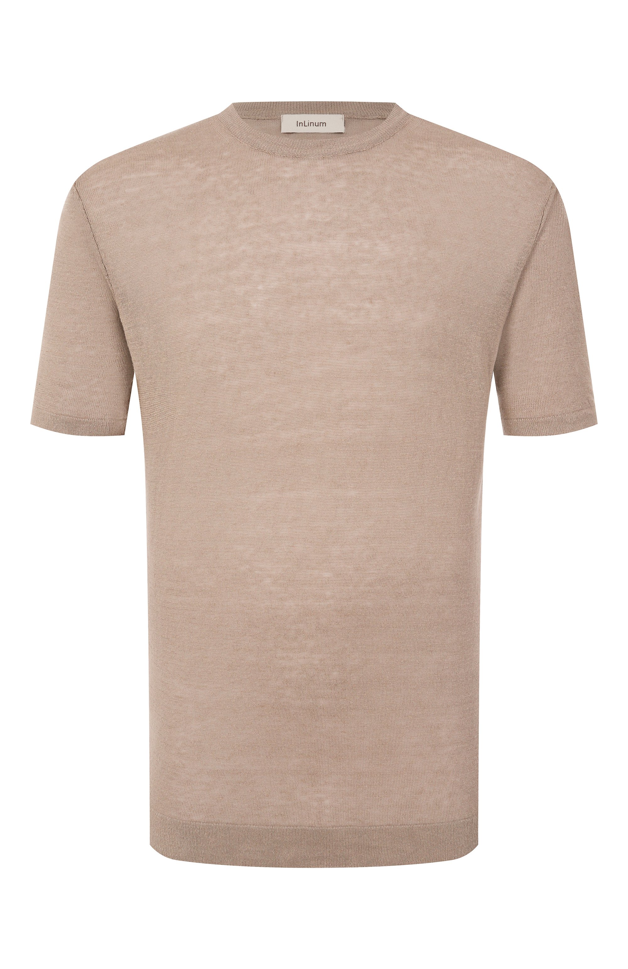 Джемпер изо льна и хлопка INLINUM бежевого цвета по цене 19250 руб., арт. S0FIA, фото 1 Джемпер изо льна и хлопка INLINUM, арт. S0FIA, фото 1