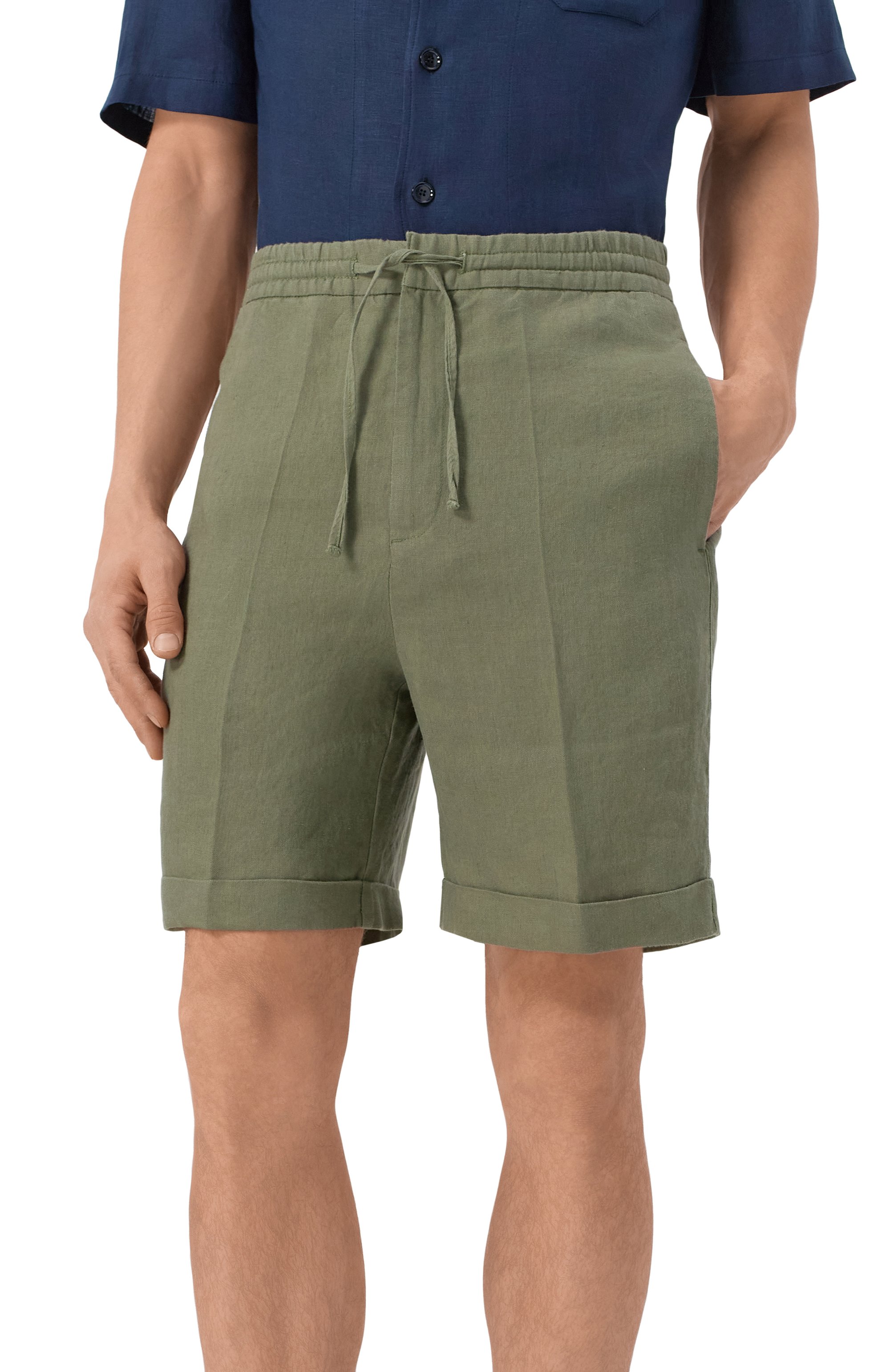 Льняные шорты CANALI, арт. 95606/SG03202, фото 3