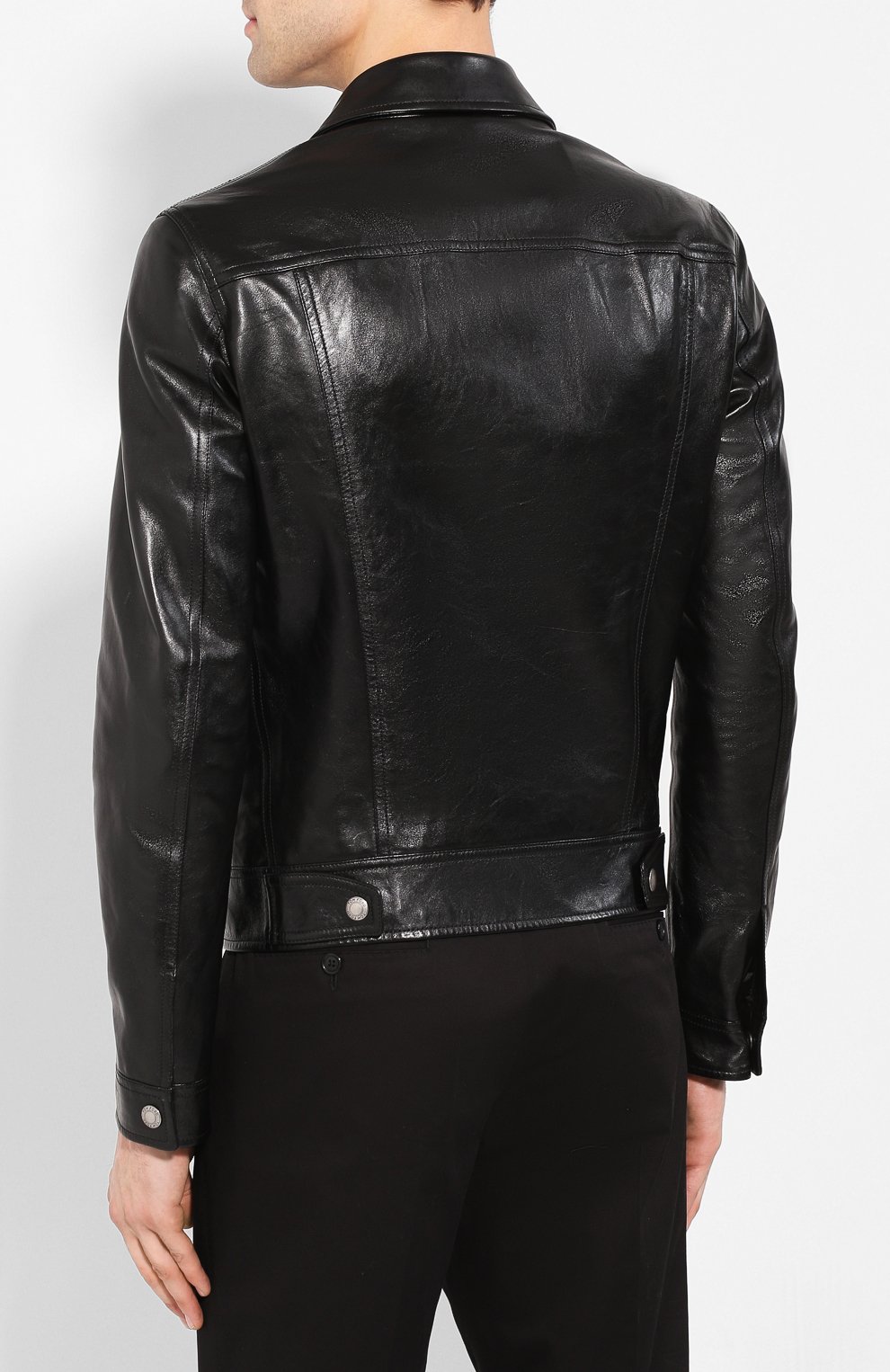 Кожаная куртка TOM FORD черного цвета по цене 769500 руб., арт. BU494/TFL755, фото 4 Кожаная куртка TOM FORD, арт. BU494/TFL755, фото 4