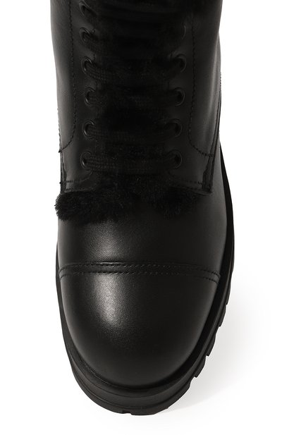 Кожаные ботинки PRADA, арт. 1T595L-3KK9-F0002-ZF30, фото 4