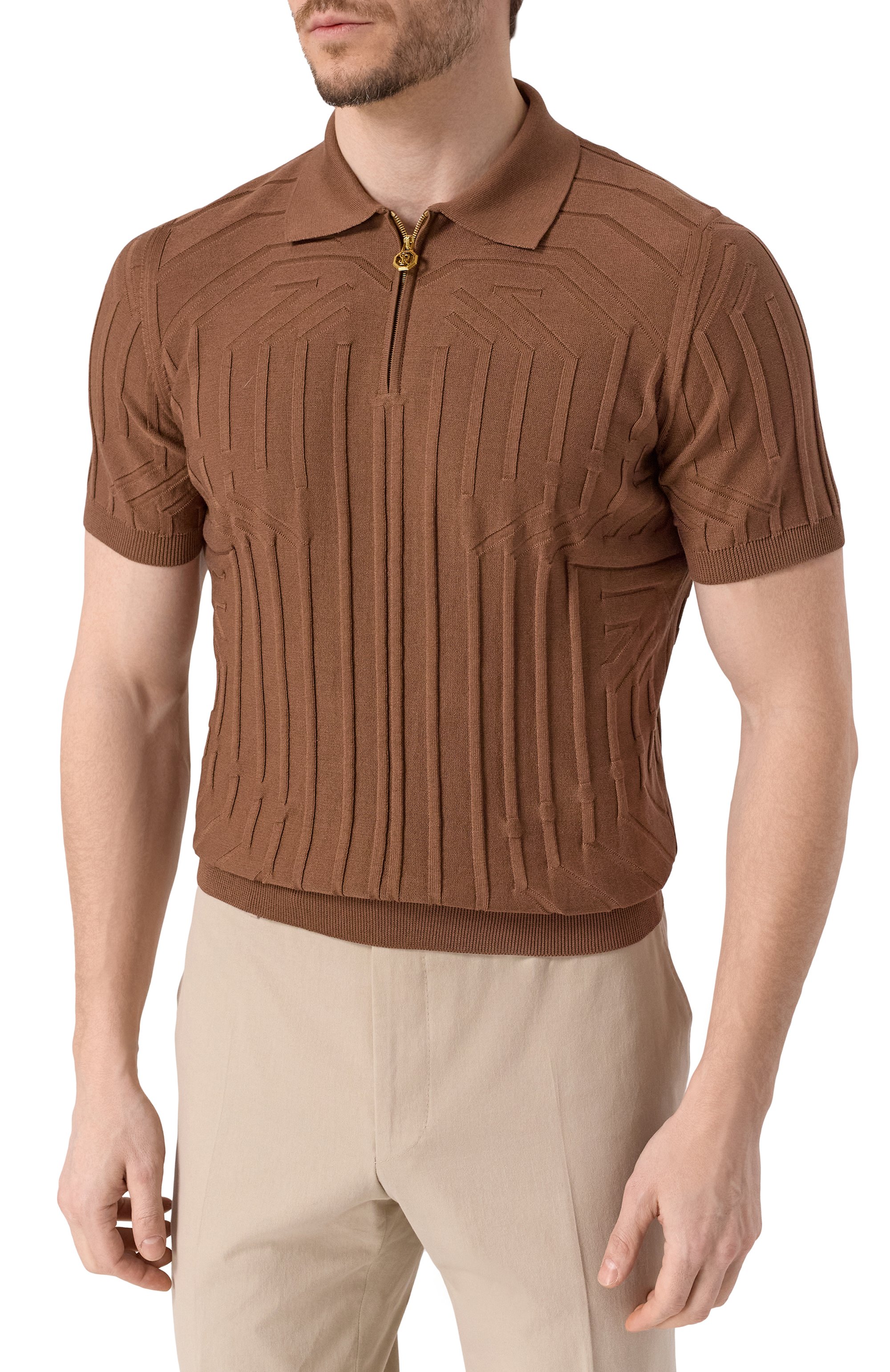 Поло из хлопка и шелка STEFANO RICCI, арт. K818089P31/F25171, фото 3