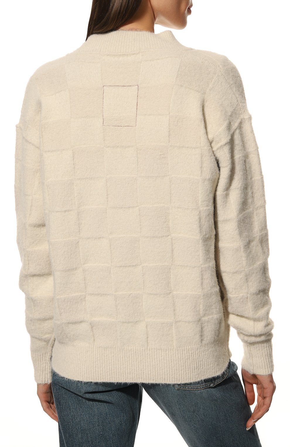 Пуловер UMA WANG кремового цвета по цене 55450 руб., арт. W2 W UK7138, фото 4 Пуловер UMA WANG, арт. W2 W UK7138, фото 4