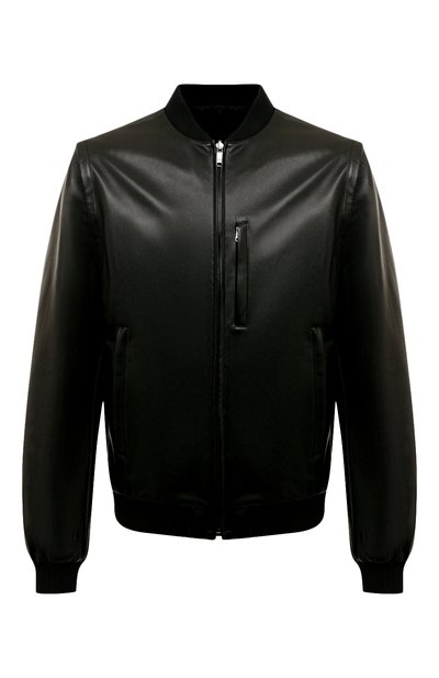 Мужской двусторонний кожаный бомбер PRADA, арт. UPW368-038-F0002