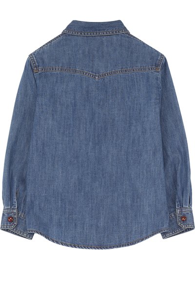Джинсовая рубашка с накладными карманами GUCCI, арт. 499965/XD719, фото 2