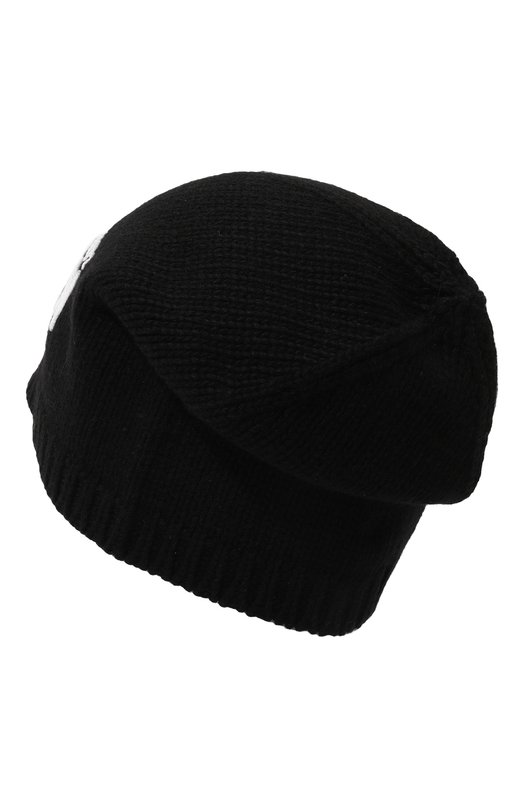 Шапка из шерсти и вискозы Dsquared2 KNM0124/05M06760 Чёрно-белый  KNM0124/05M06760 Фото 2