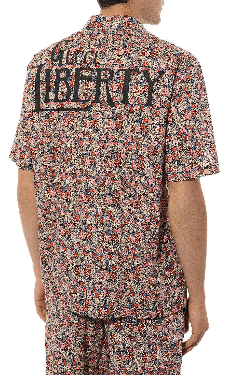 Хлопковая рубашка GUCCI, арт. 636407 ZAFKZ, фото 4