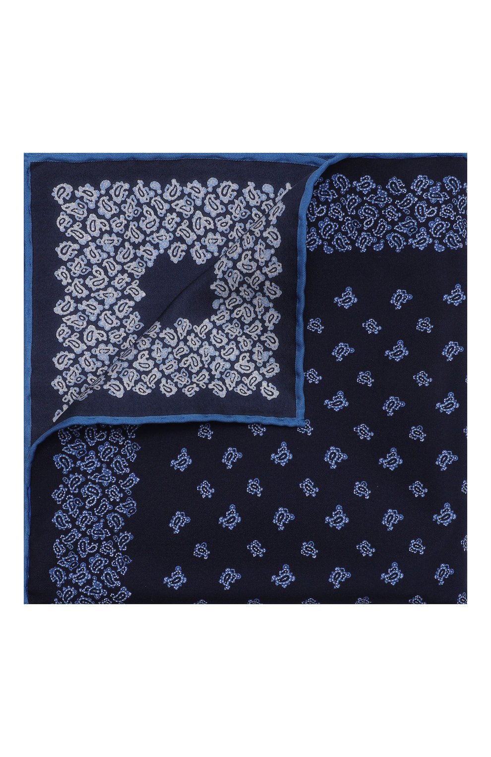 Шелковый платок STEFANO RICCI темно-синего цвета по цене 19000 руб., арт. FZSR8/11723, фото 1 Шелковый платок STEFANO RICCI, арт. FZSR8/11723, фото 1