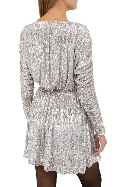 Платье с пайетками SAINT LAURENT, арт. 611963/YB0K2, фото 4