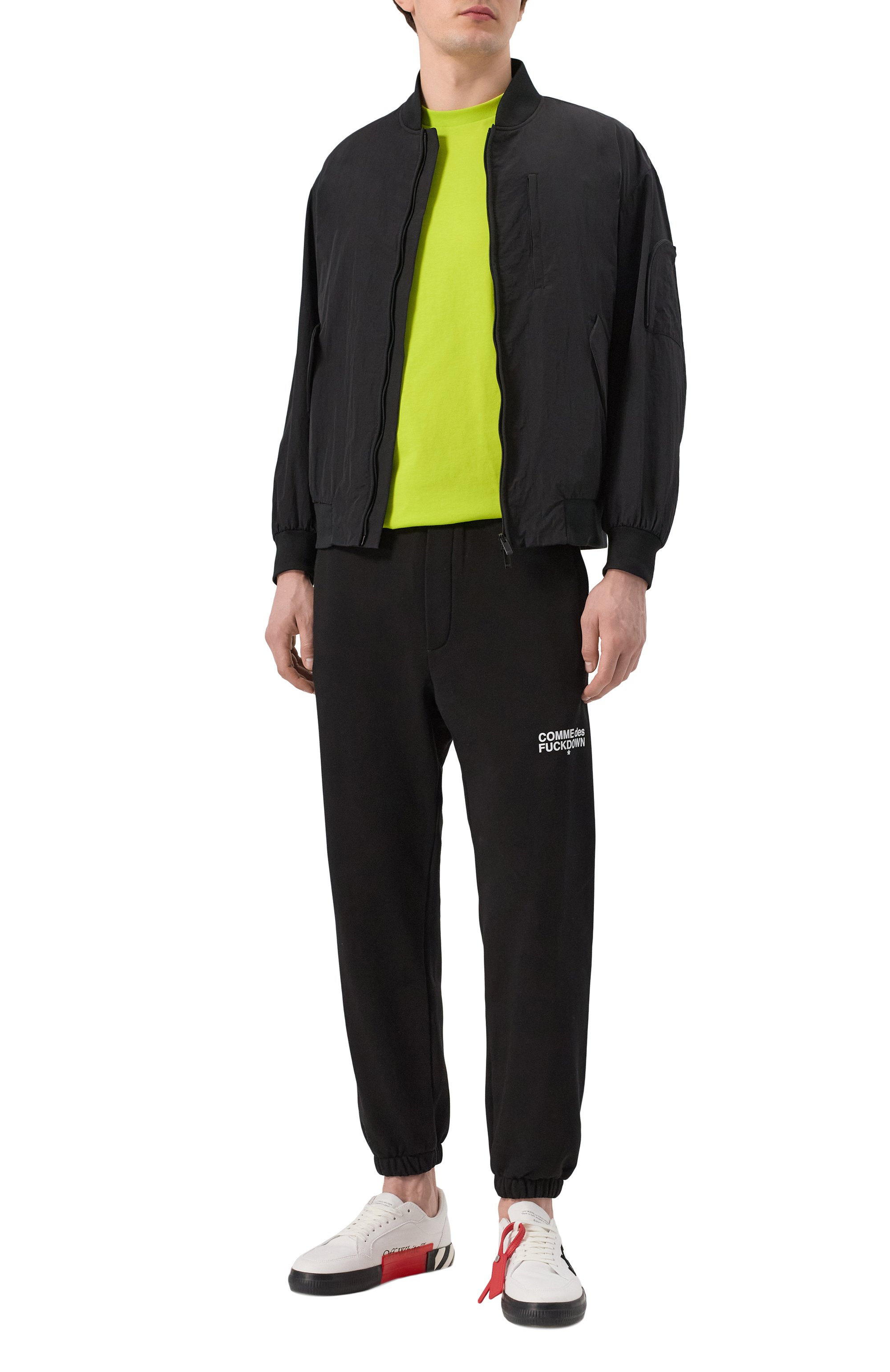 Хлопковые джоггеры COMME DES FUCKDOWN, арт. CFABM01514, фото 2