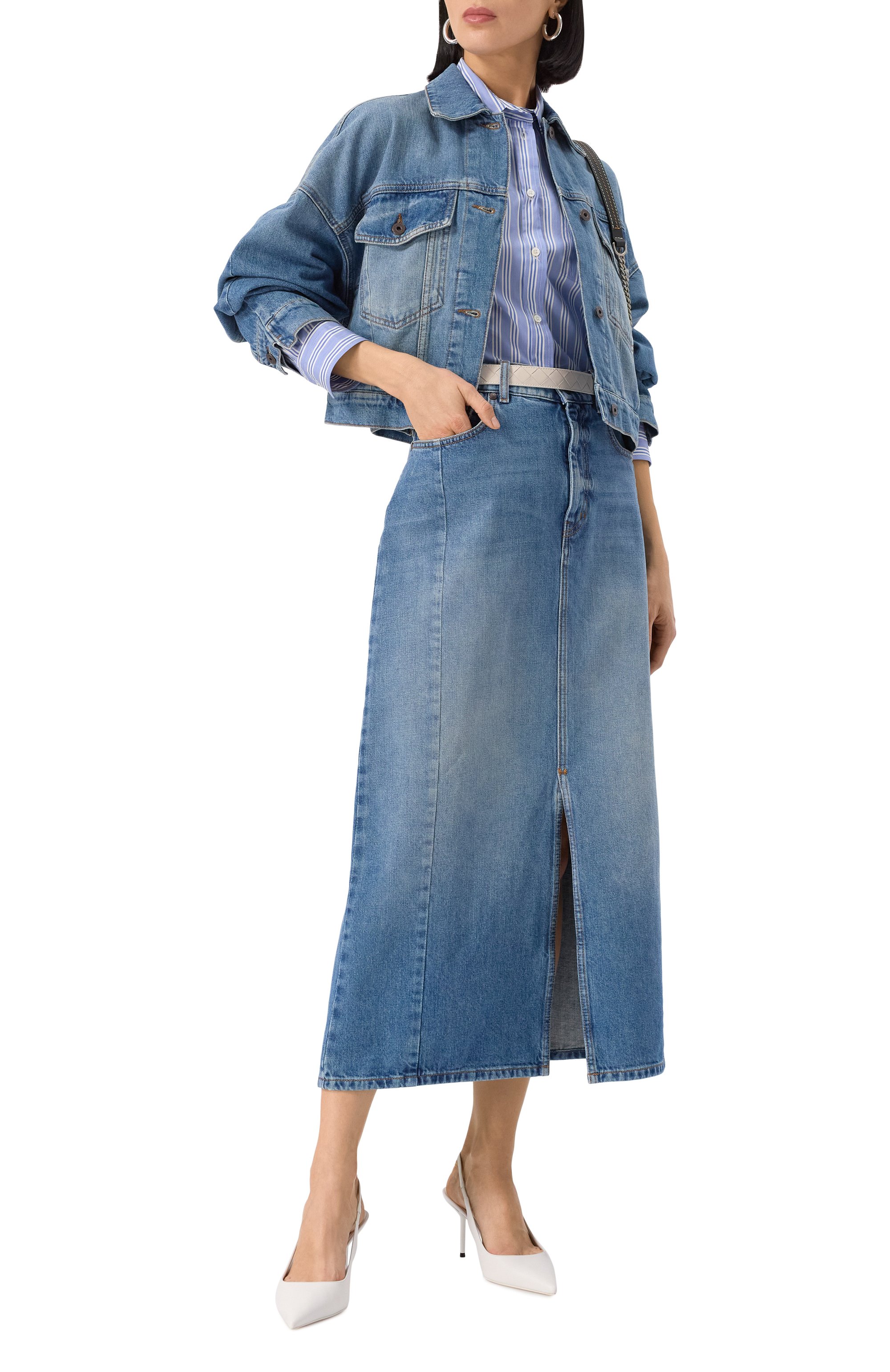 Джинсовая юбка WEEKEND MAX MARA, арт. GESS0, фото 2