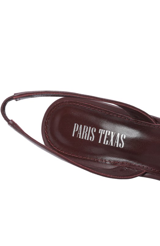 Кожаные босоножки Lidia 70 Paris Texas PX1634/XNPP3 Бордовый  PX1634/XNPP3 Фото 7