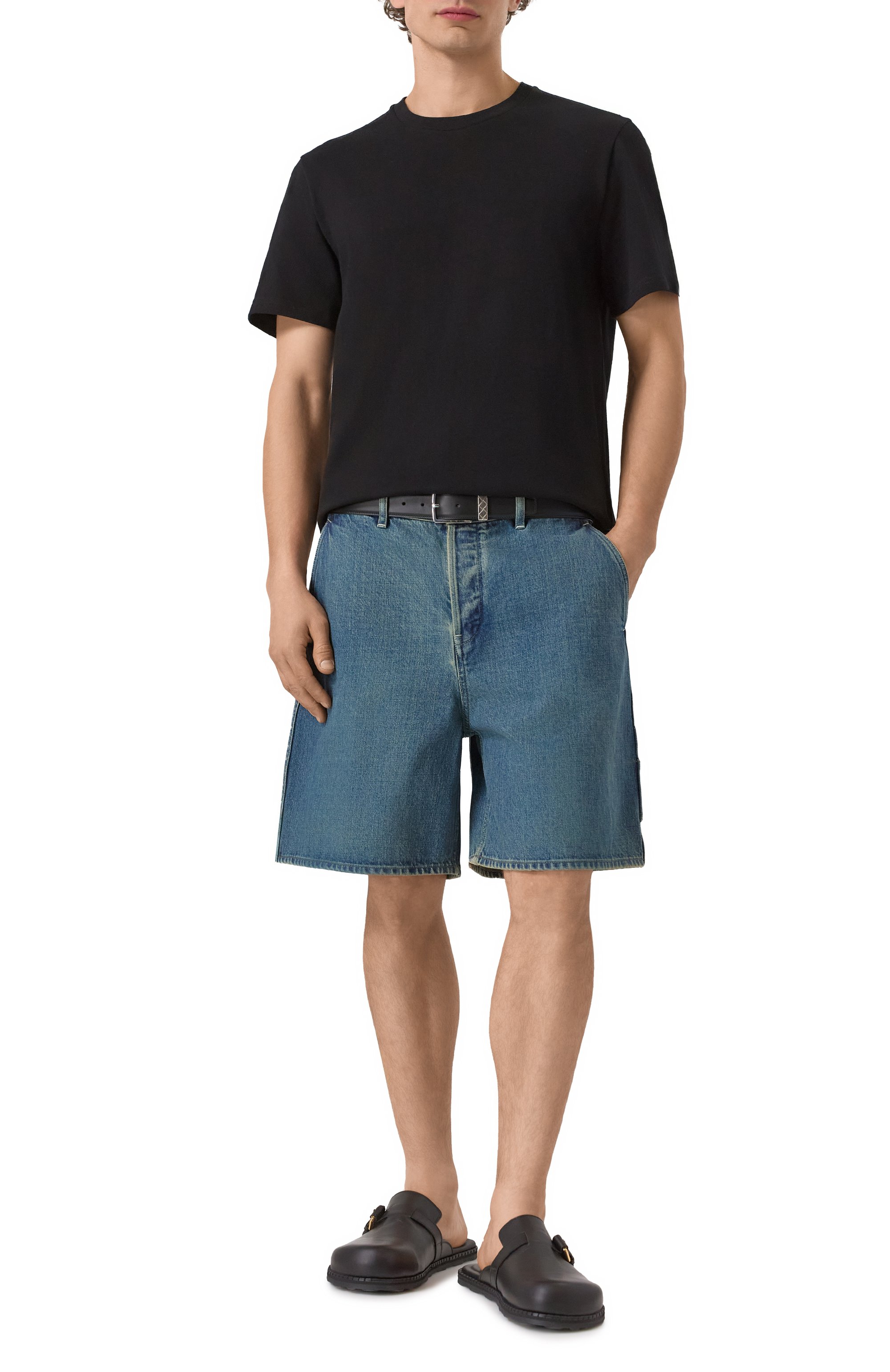 Джинсовые шорты JIL SANDER, арт. J47KA0267/J45291, фото 2