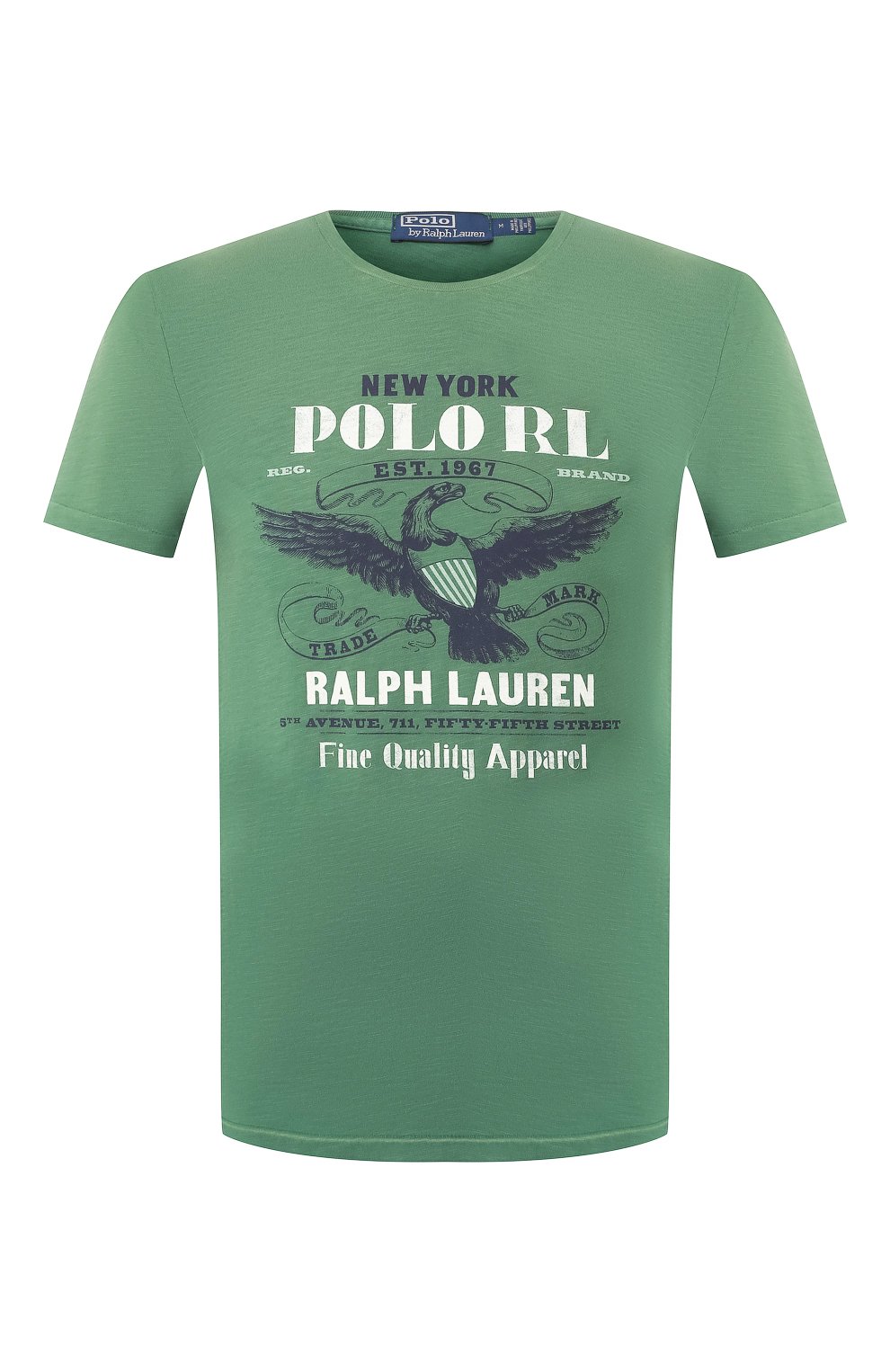 Хлопковая футболка POLO RALPH LAUREN, арт. 710791583, фото 1