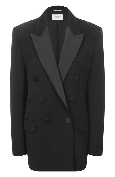 Женский шерстяной жакет SAINT LAURENT, арт. 837658/Y7E63