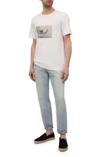 Замшевые слипоны MORESCHI темно-синего цвета по цене 42950 руб., арт. 43807/CQ/BAVIERA/F0D.ESTATE, фото 2 Замшевые слипоны MORESCHI, арт. 43807/CQ/BAVIERA/F0D.ESTATE, фото 2