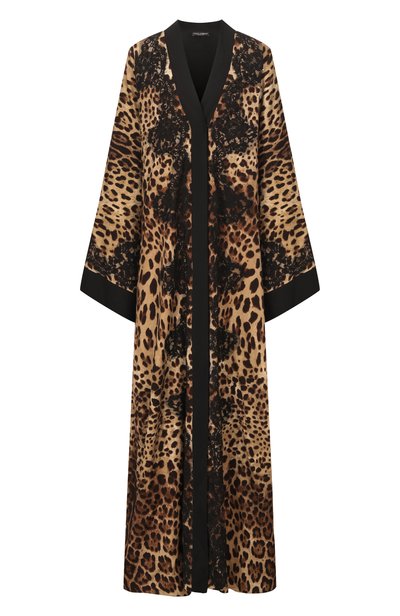 Женское платье из шелка и хлопка DOLCE & GABBANA, арт. F612NT/FSADD
