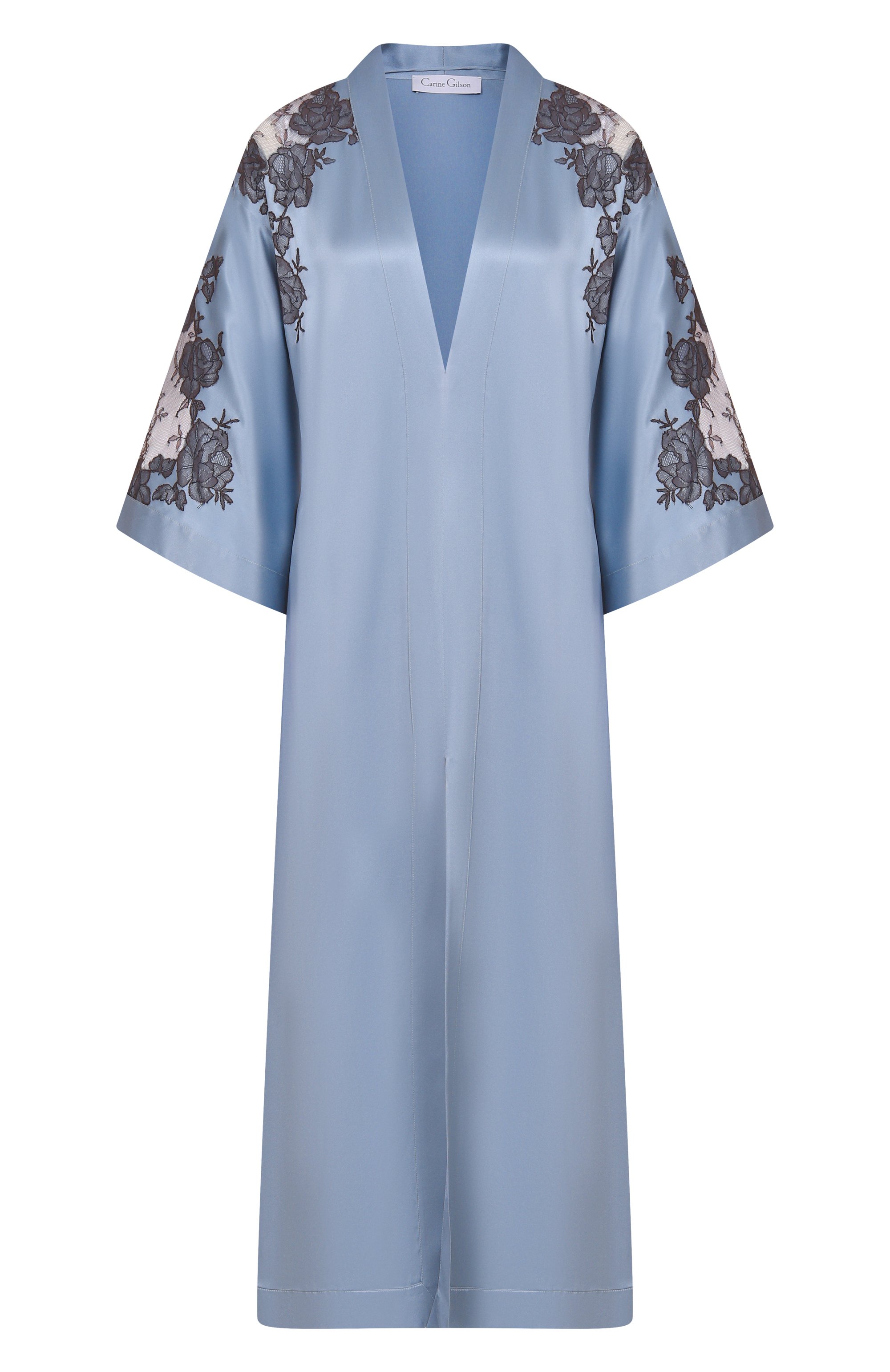 Шелковый халат CARINE GILSON, арт. AL1758MS, фото 1