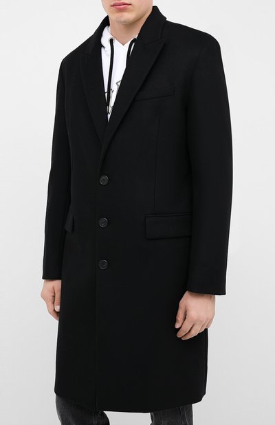 Шерстяное пальто PALM ANGELS, арт. PMEA083E20FAB0011001, фото 3