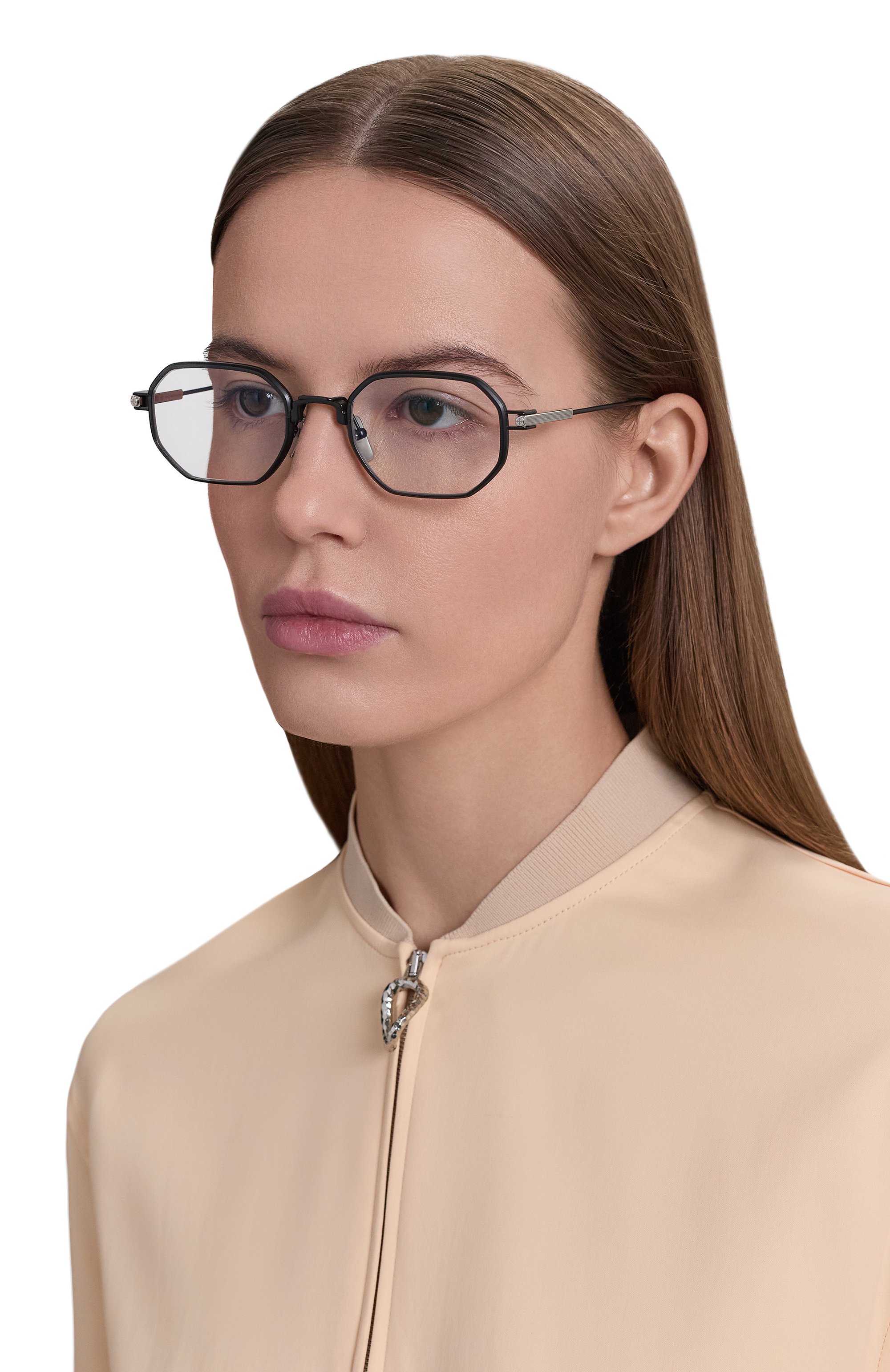 Оправа SATO EYEWEAR серебряного цвета по цене 99500 руб., арт. TIMIR/S505 0PT, фото 3 Оправа SATO EYEWEAR, арт. TIMIR/S505 0PT, фото 3