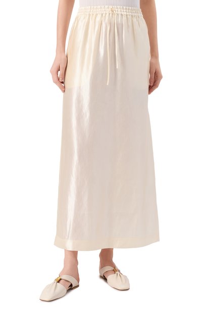 Юбка изо льна и шелка LOULOU DE SAISON, арт. LIAM, фото 3