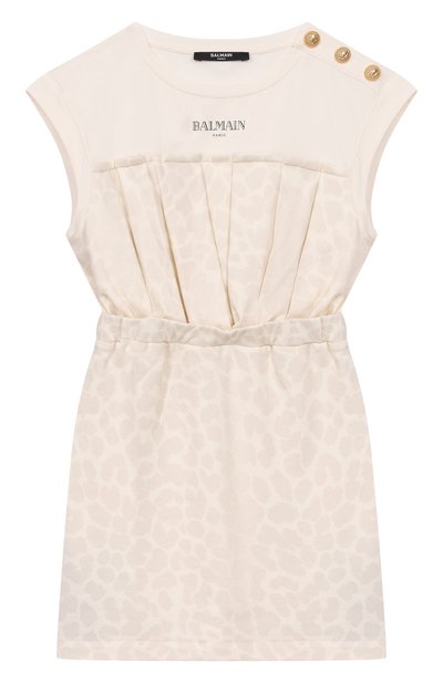 Хлопковое платье BALMAIN, арт. BY1C12