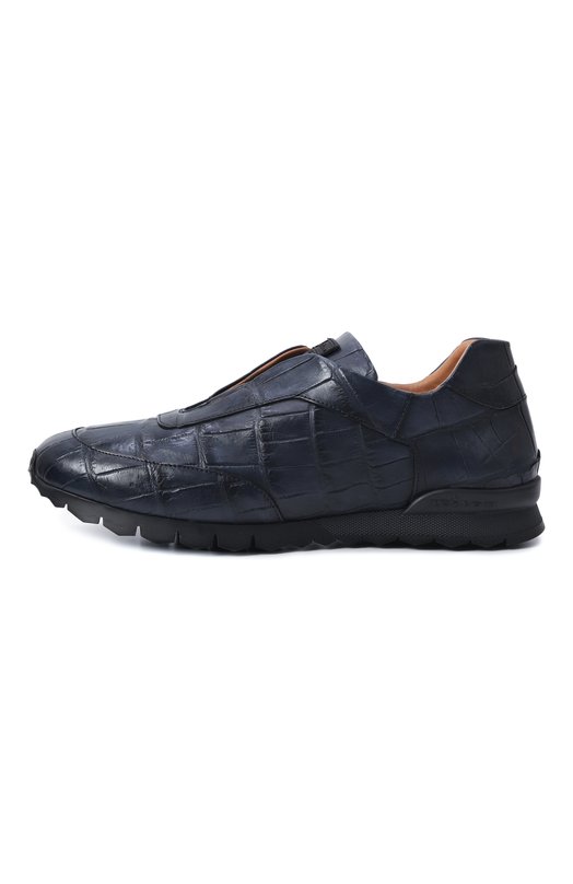 Кроссовки из кожи аллигатора Kiton USSA107N0010210000 Синий  USSA107N0010210000 Фото 4