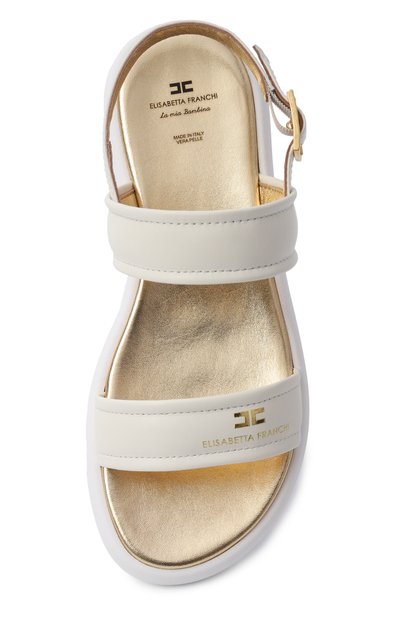 Кожаные сандалии ELISABETTA FRANCHI LA MIA BAMBINA, арт. F4A2-E0583-1733, фото 4