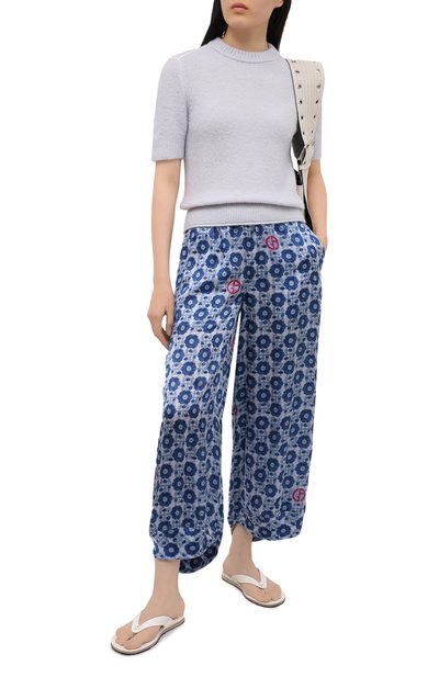 Шелковые брюки GIORGIO ARMANI, арт. 1SHPP0J7/T02PT, фото 2