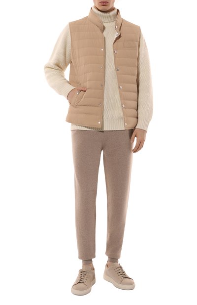 Джоггеры из шерсти и кашемира CORNELIANI, арт. 94M572-9425191, фото 2