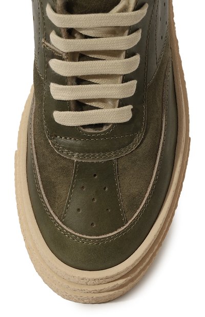 Утепленные кеды MM6 хаки цвета по цене 29100 руб., арт. 78113/VAR5/36-40, фото 4 Утепленные кеды MM6, арт. 78113/VAR5/36-40, фото 4