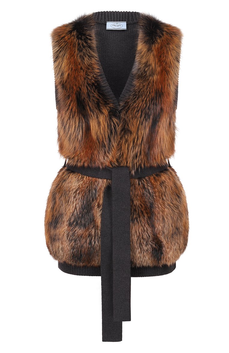 Жилет из лисы PRADA, арт. P29698-1PCM-F0308-172, фото 1