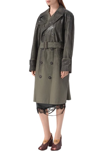 Хлопковый плащ MAISON MARGIELA, арт. S51AH0208/M35783, фото 3