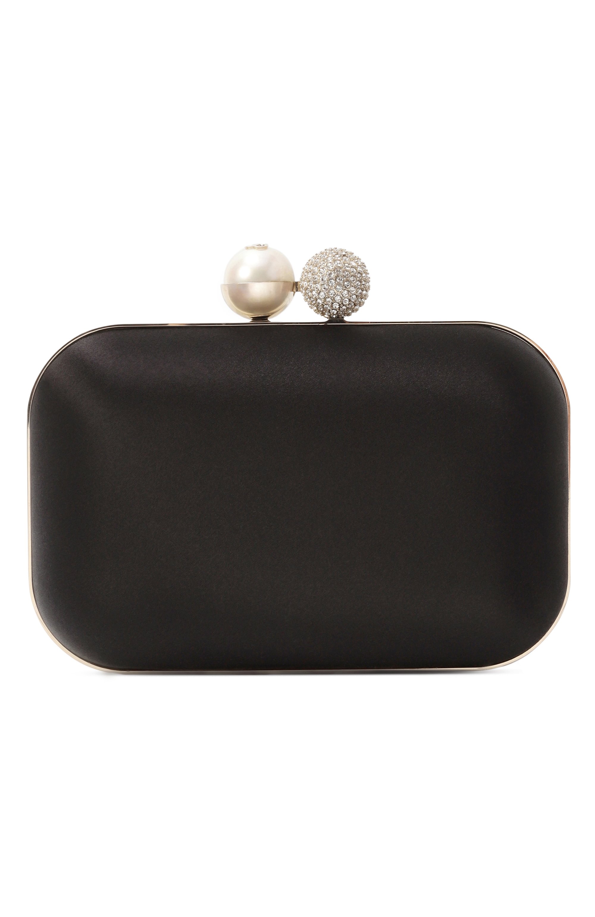 Клатч cloud JIMMY CHOO черного цвета по цене 236500 руб., арт. CL0UD/TLL, фото 1 Клатч cloud JIMMY CHOO, арт. CL0UD/TLL, фото 1