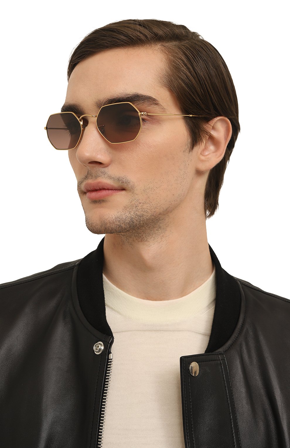 Солнцезащитные очки RAY-BAN светло-коричневого цвета по цене 23800 руб., арт. 3556N-912443, фото 3 Солнцезащитные очки RAY-BAN, арт. 3556N-912443, фото 3