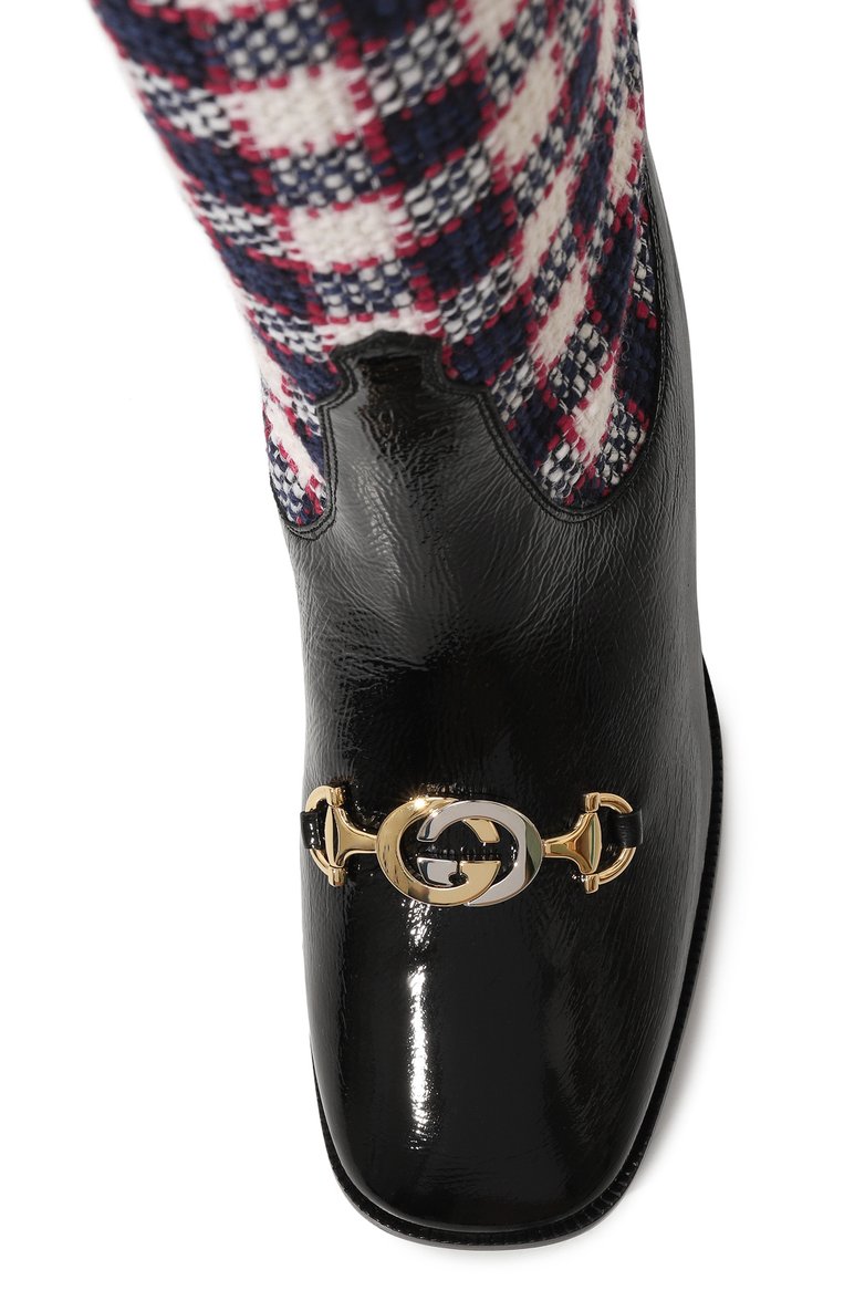 Комбинированные сапоги zumi GUCCI, арт. 577652 G2020, фото 1