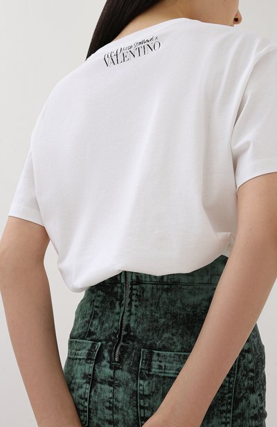 Хлопковая футболка REDVALENTINO, арт. UR3MG07I/5A2, фото 4