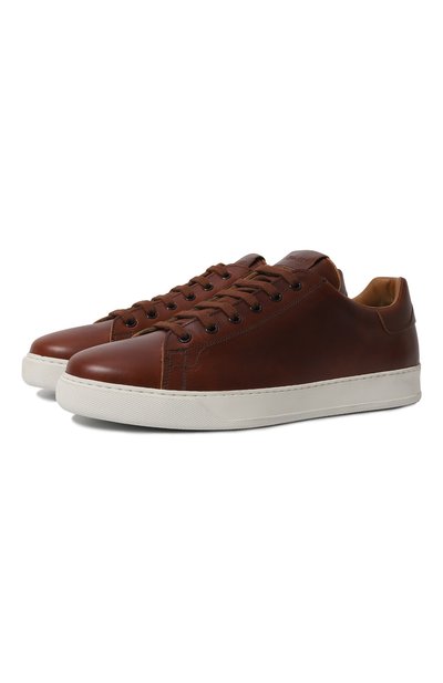 Кожаные кеды MILLE 885, арт. ST0CC0LM CICL0NE BR0WN, фото 1