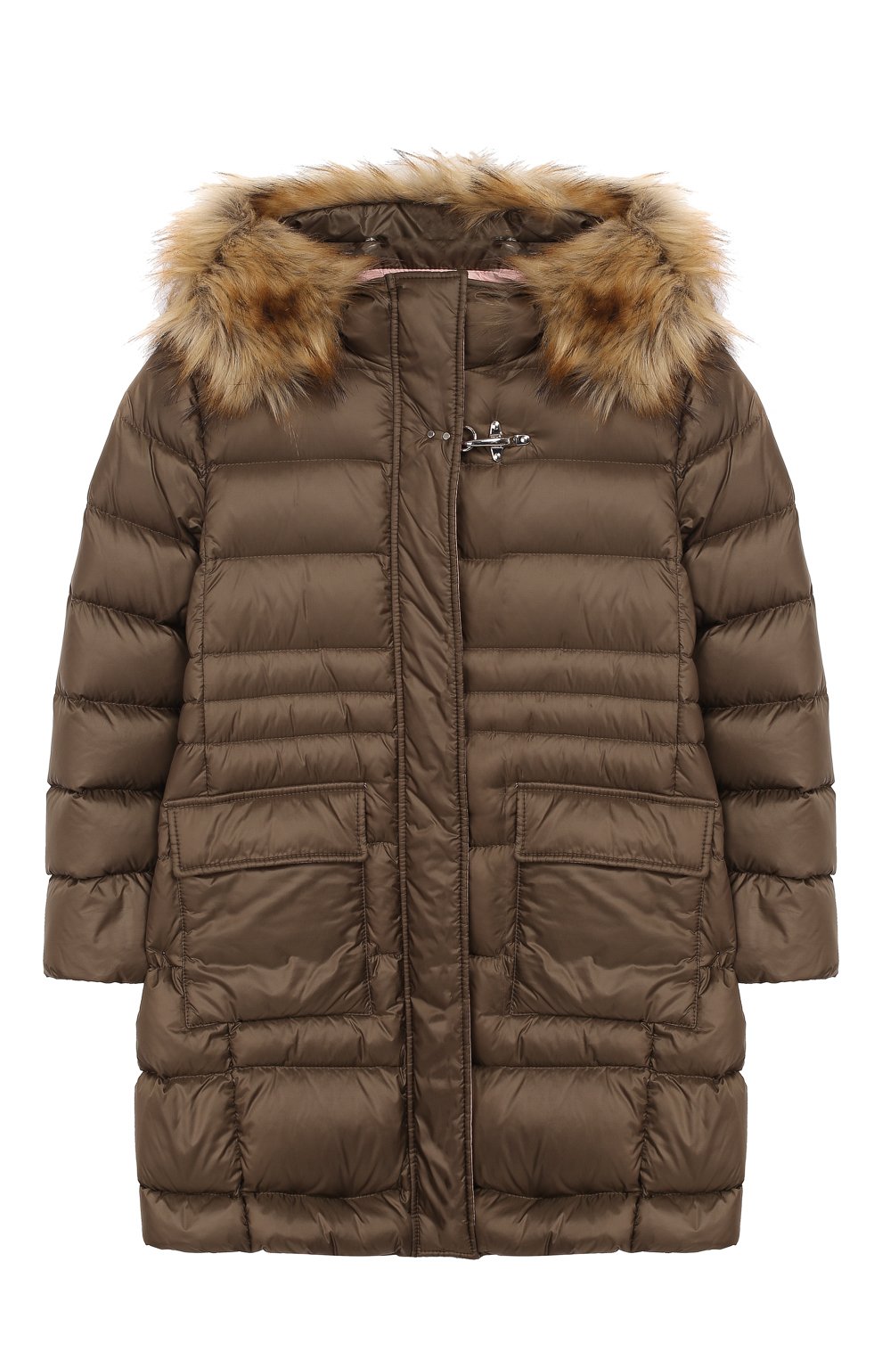 Пальто на молнии с капюшоном FAY JUNIOR, арт. NBQ33378020, фото 1