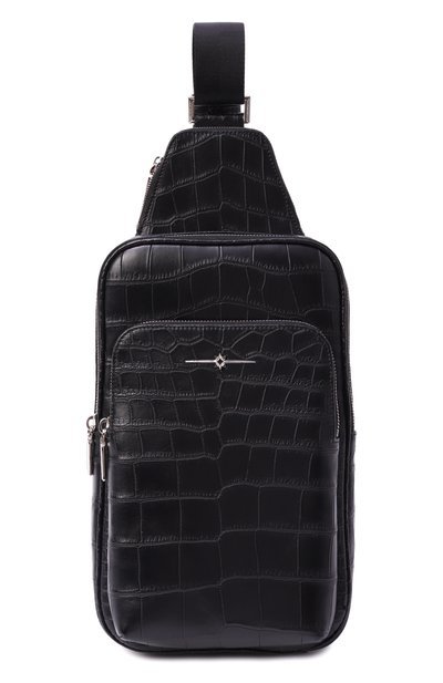 Мужская рюкзак из кожи крокодила AURUS, арт. SG001BKS