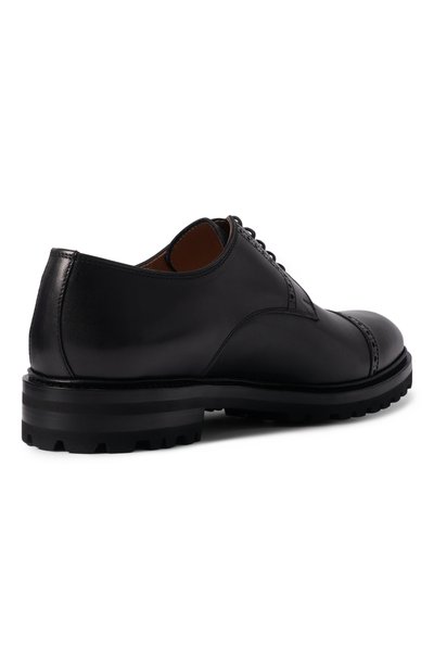Кожаные дерби KITON черного цвета по цене 198500 руб., арт. USSA529N00100, фото 4 Кожаные дерби KITON, арт. USSA529N00100, фото 4
