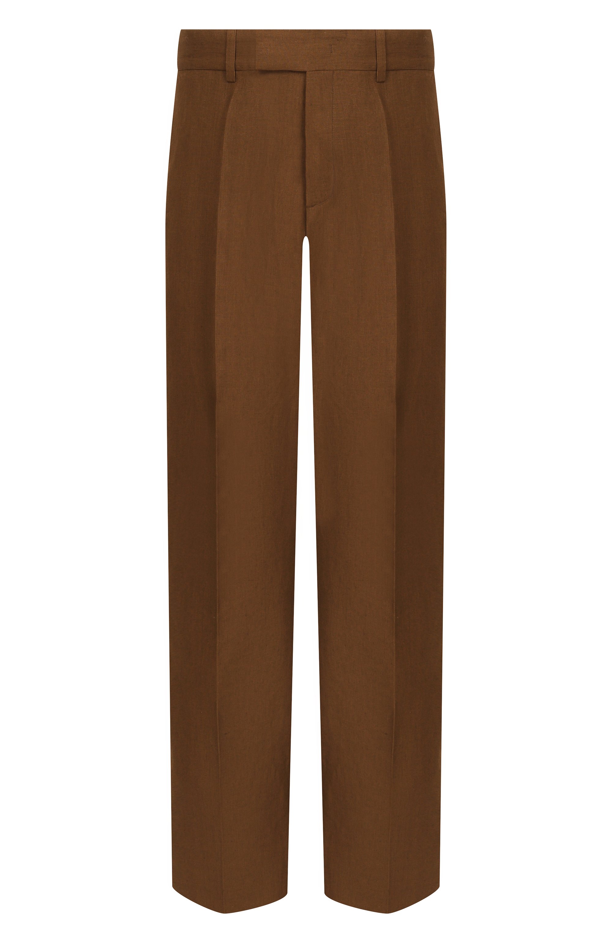 Льняные брюки MVST коричневого цвета по цене 72850 руб., арт. M26.2PM.T039/F157, фото 1 Льняные брюки MVST, арт. M26.2PM.T039/F157, фото 1